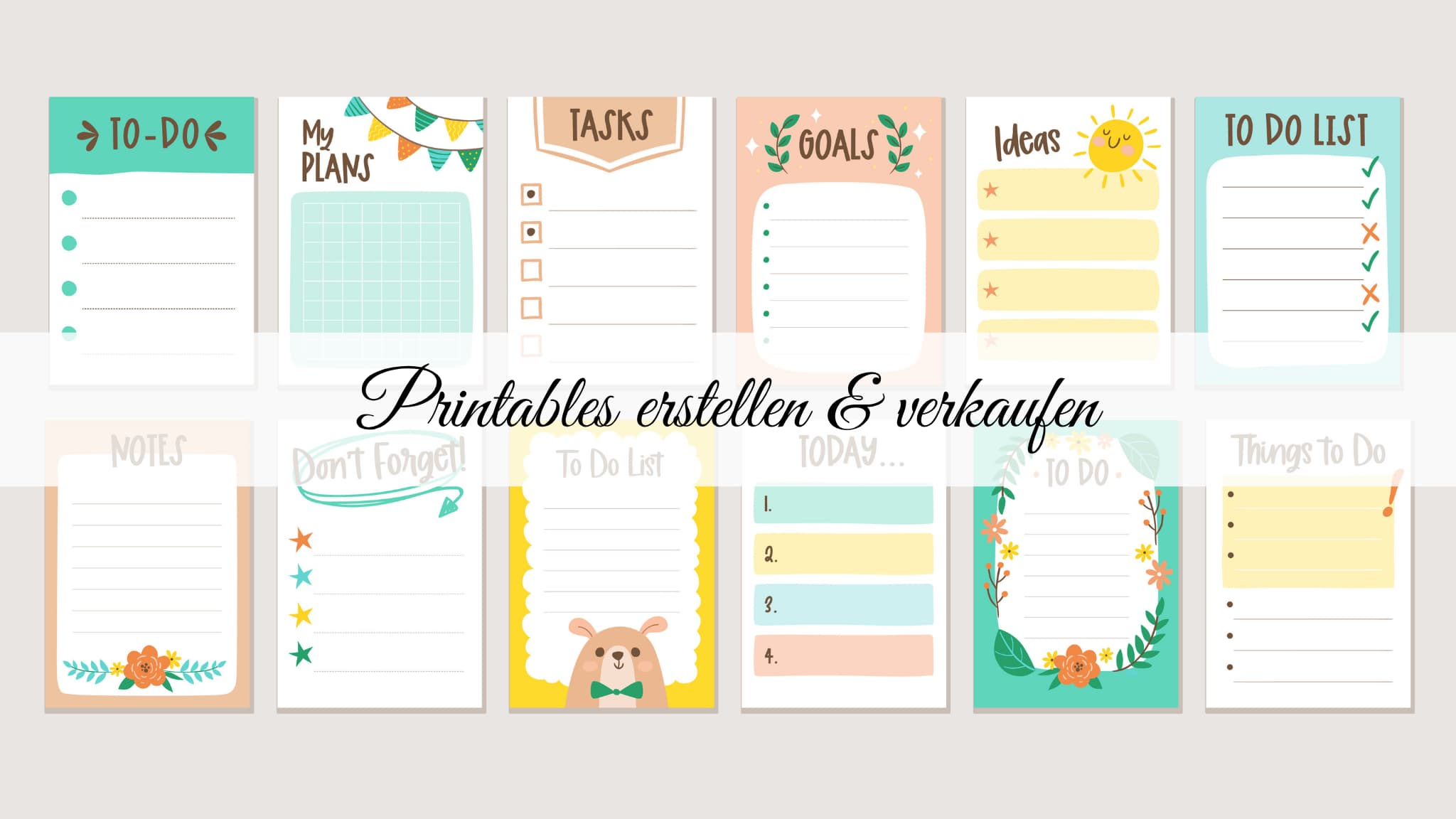 Printables erstellen und verkaufen Beitragsbild